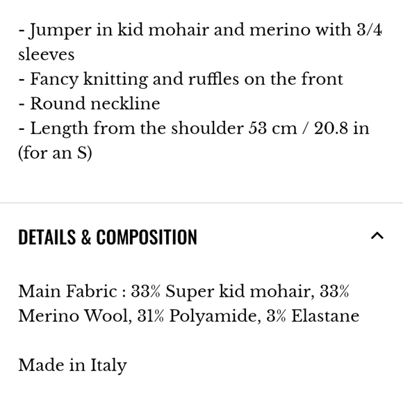 Sezane Blair jumper pink kid mohair - Picture 4 of 9